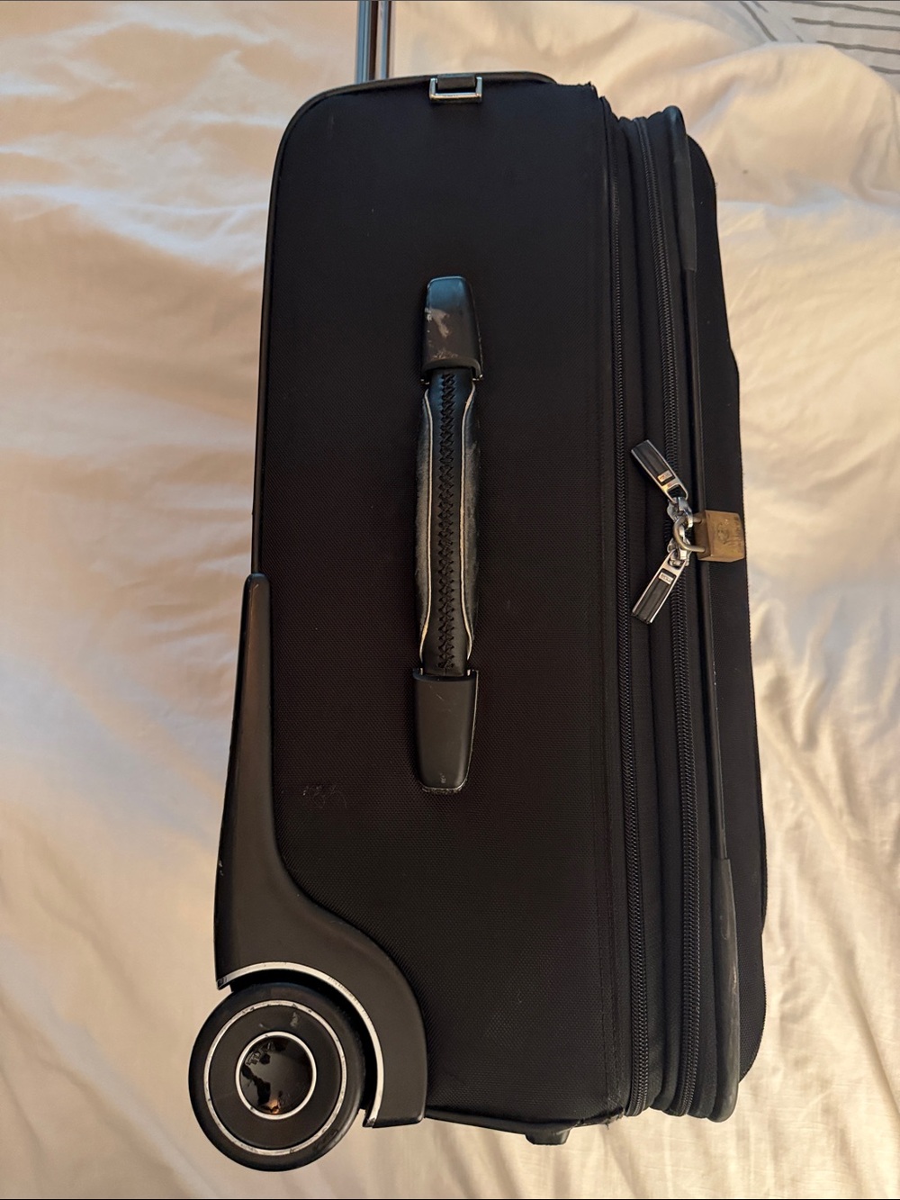 Tumi Black Travel Briefcase with Front Zip Pockets - Picture 4 of 12